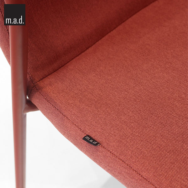 FM MAD 재그 패브릭 의자 인테리어 디자인 업소용 카페 식탁