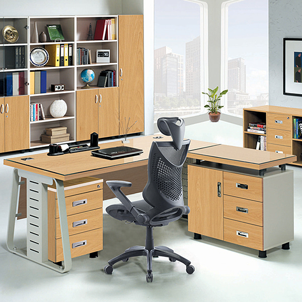 PRN 몽블랑 책상_유리포함  MOFD-G1600 사무실 중역용 서재용 고급